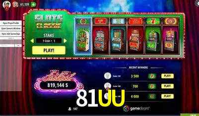 81UU Jackpots Progressivos