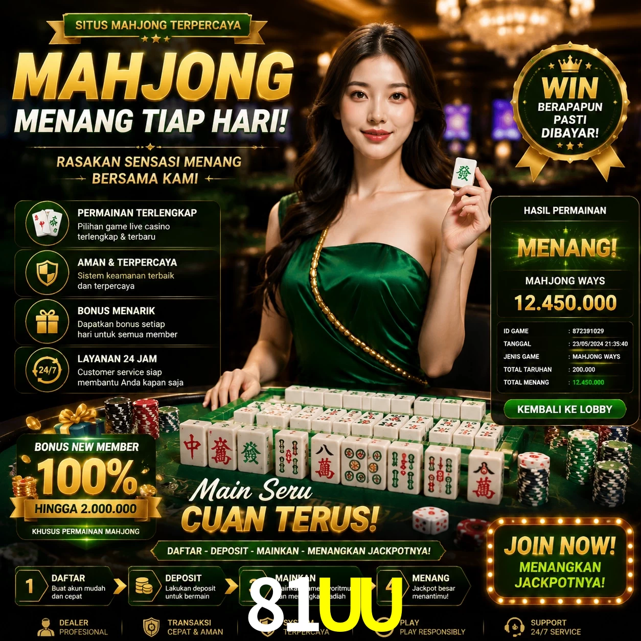 Cashback VIP 81UU - reembolso semanal